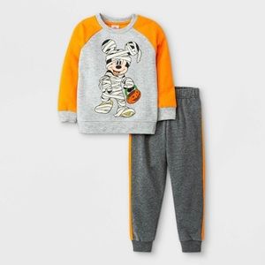 DISNEY JR Mickey Mouse Mummy Halloween Pullover and Jogger Set